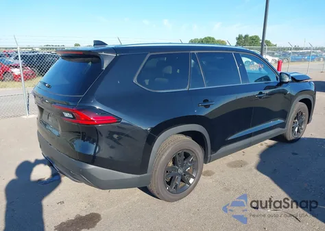 2025 Toyota Grand Highlander Limited from USA, damaged, VIN 5TDAAAB54SS084565